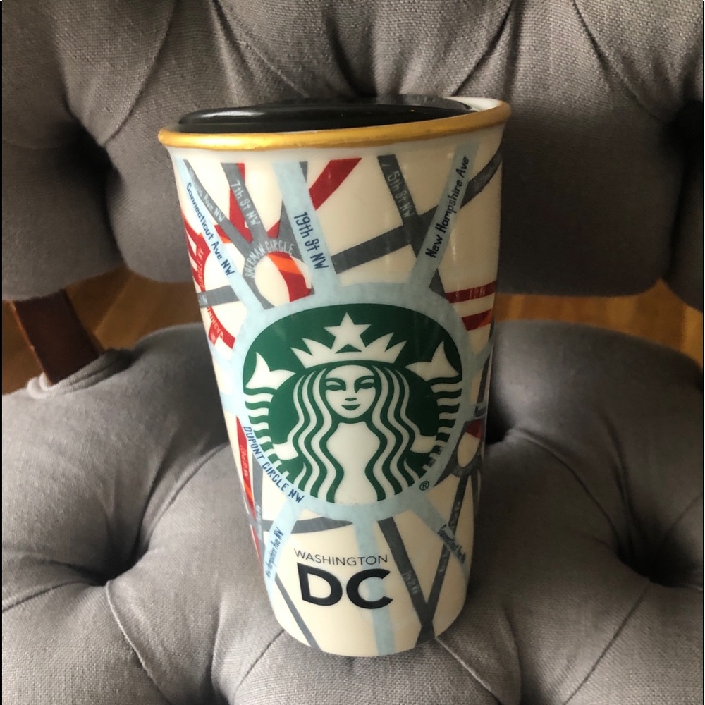 Starbucks Washington DC Ceramic Travel Tumbler